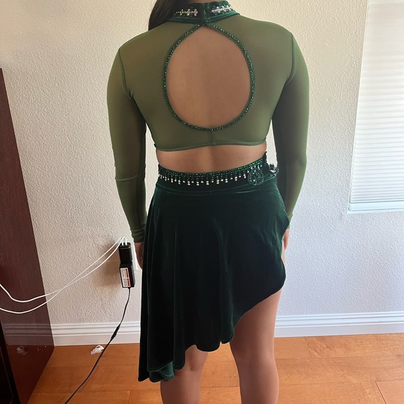 green lyrical dance costume - Picture 2 of 2